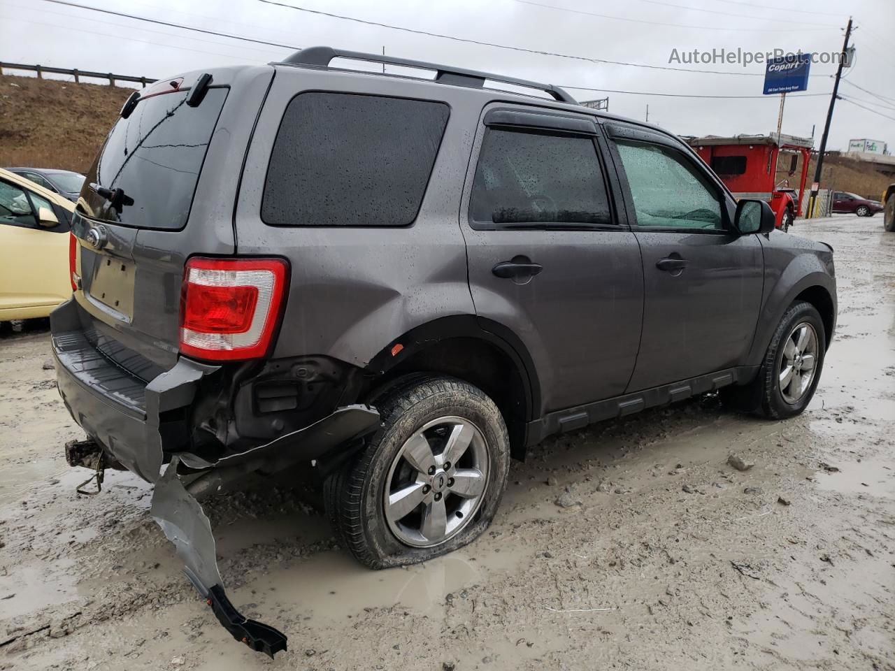 2009 Ford Escape Xlt Gray vin: 1FMCU03G59KD05906