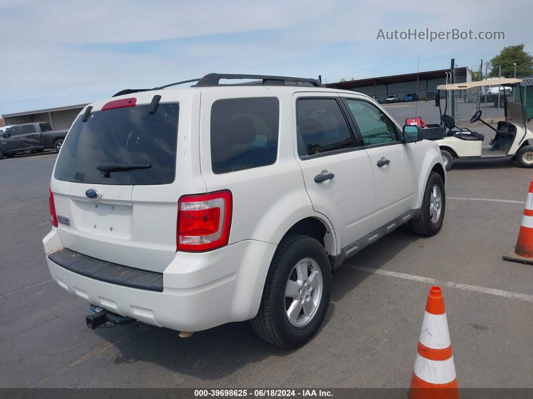 2009 Ford Escape Xlt White vin: 1FMCU03G59KD11222