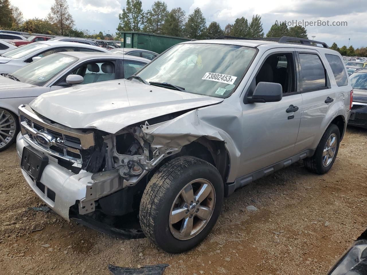 2009 Ford Escape Xlt Silver vin: 1FMCU03G69KB80141