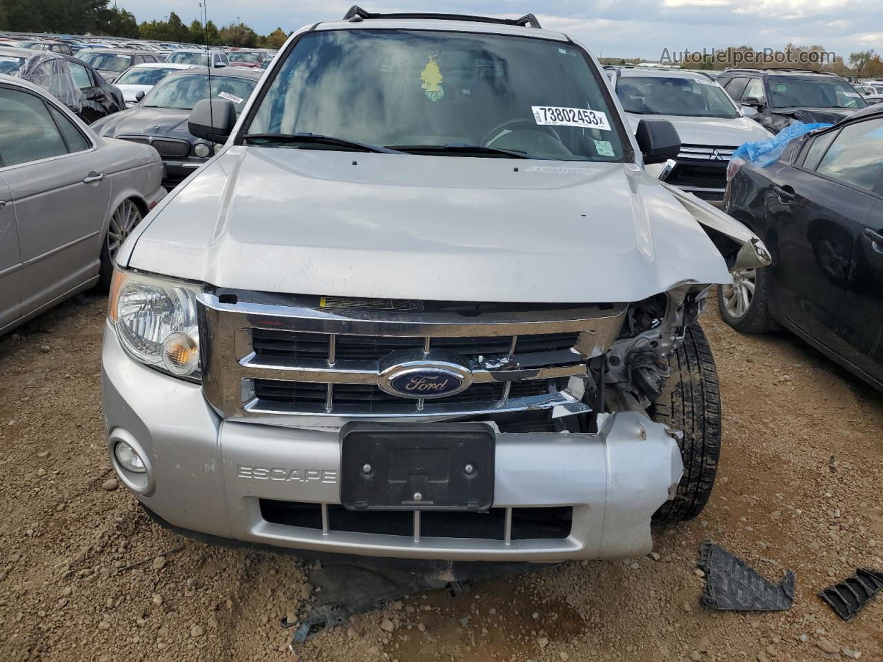 2009 Ford Escape Xlt Silver vin: 1FMCU03G69KB80141