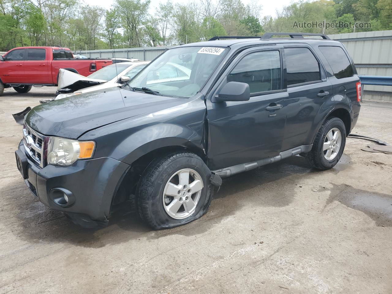 2009 Ford Escape Xlt Teal vin: 1FMCU03G69KD13450