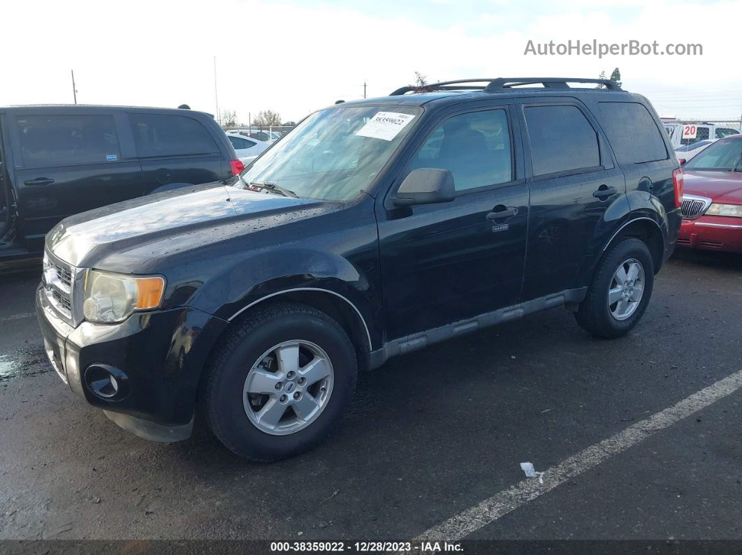 2009 Ford Escape Xlt Black vin: 1FMCU03G79KA62972