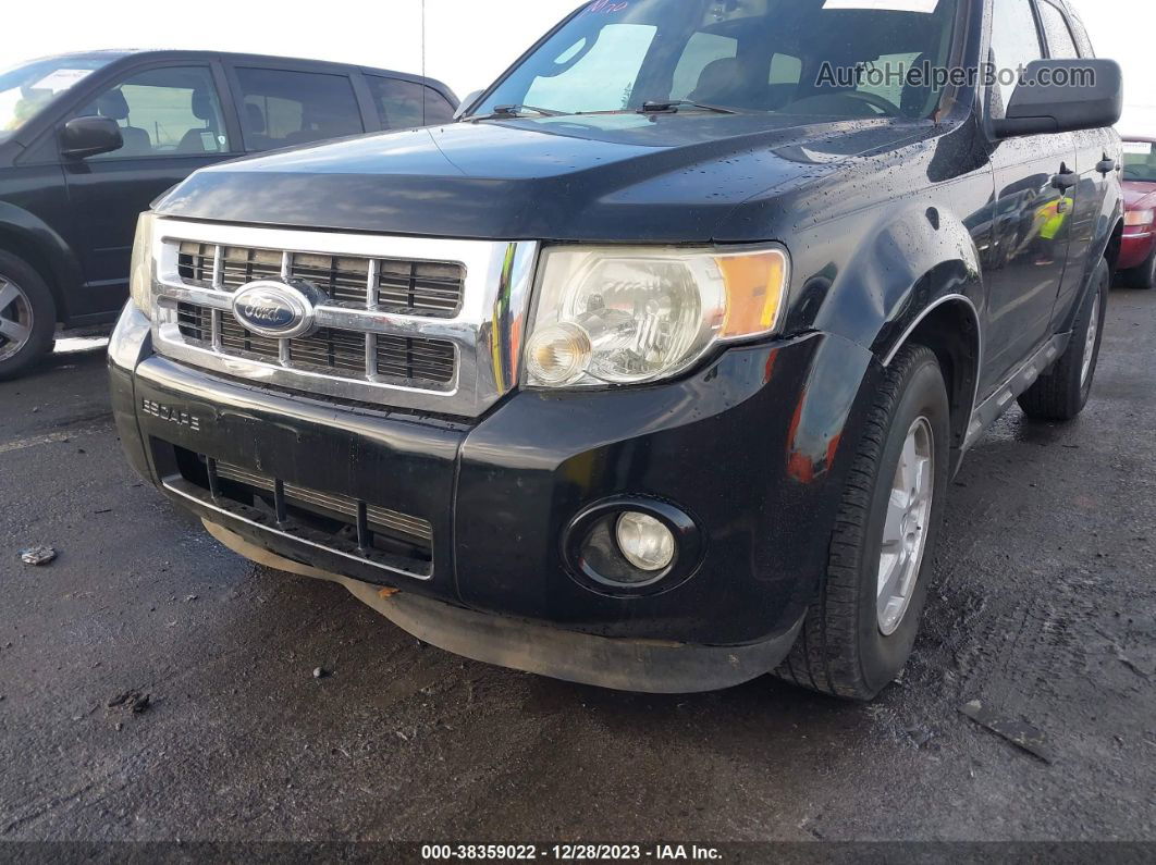 2009 Ford Escape Xlt Черный vin: 1FMCU03G79KA62972