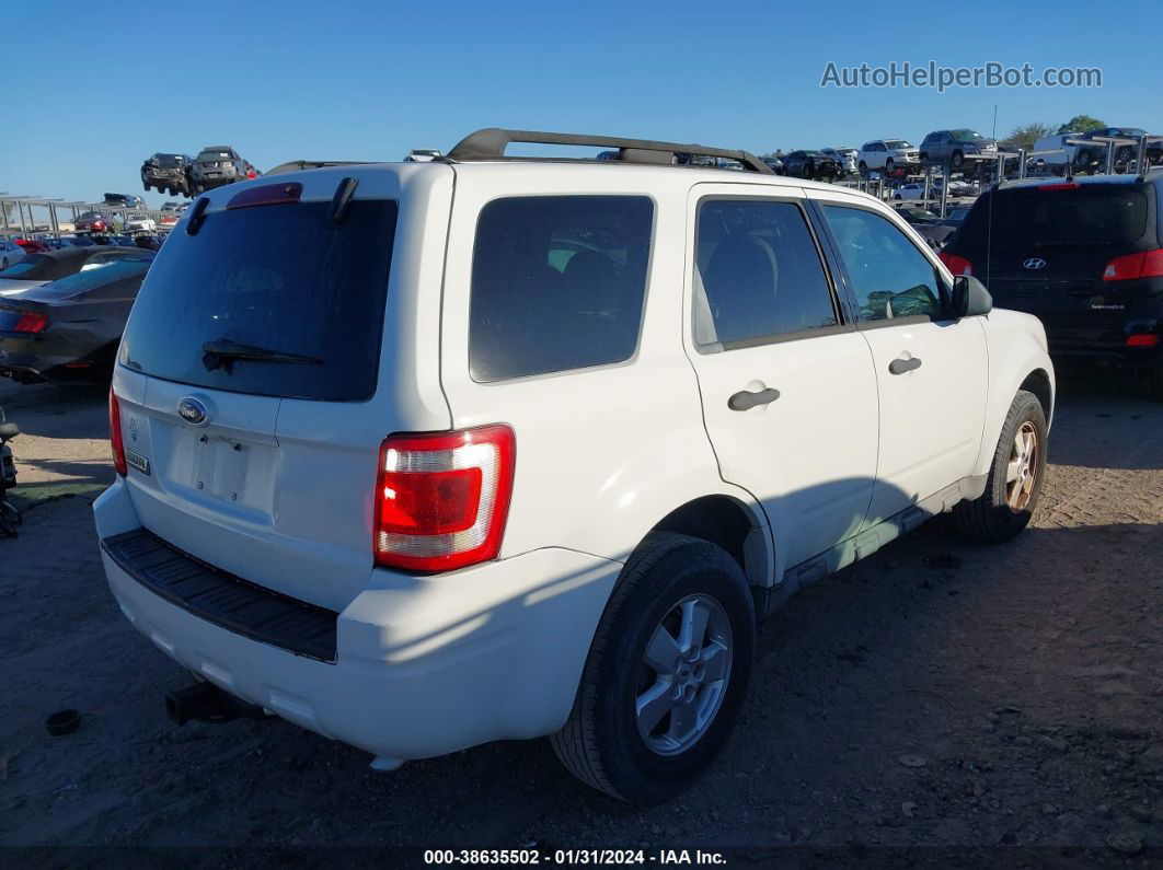 2009 Ford Escape Xlt White vin: 1FMCU03G79KC25281