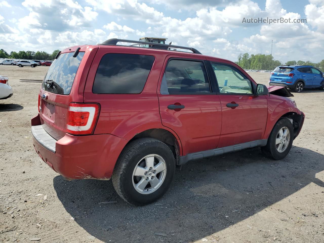 2009 Ford Escape Xlt Red vin: 1FMCU03G89KA50782