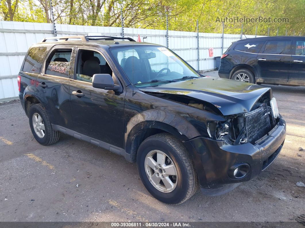 2009 Ford Escape Xlt Black vin: 1FMCU03G89KA51656