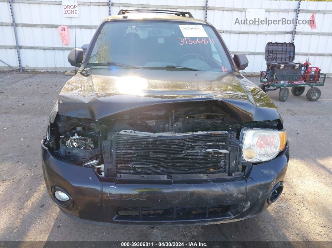 2009 Ford Escape Xlt Black vin: 1FMCU03G89KA51656