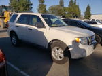 2009 Ford Escape Xlt White vin: 1FMCU03G89KA82101