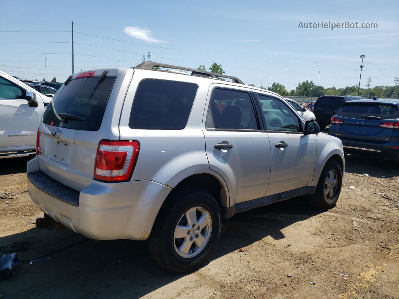 2009 Ford Escape Xlt Silver vin: 1FMCU03G89KB10365