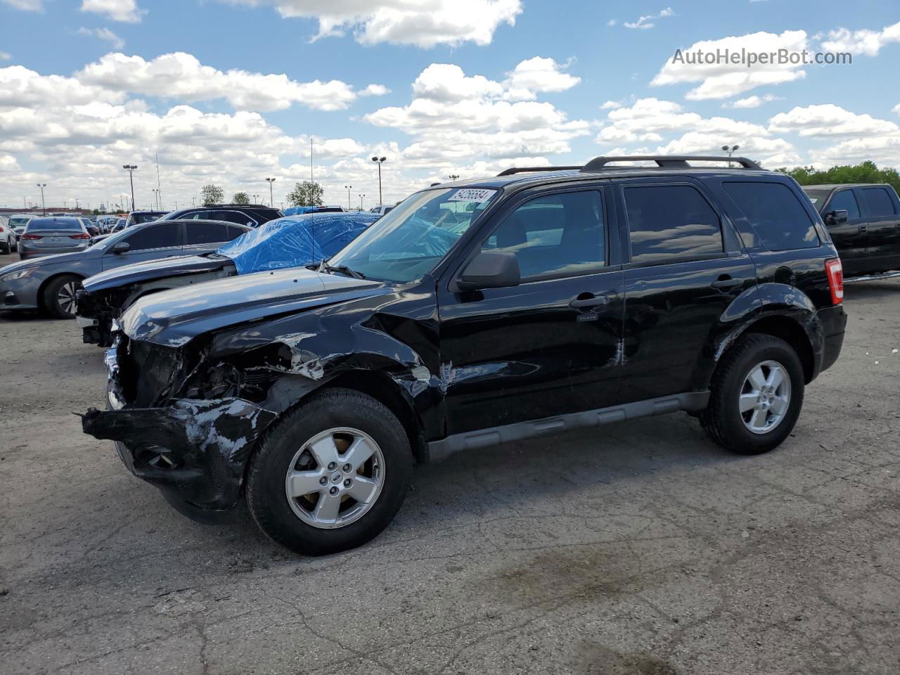 2009 Ford Escape Xlt Black vin: 1FMCU03G89KC34605