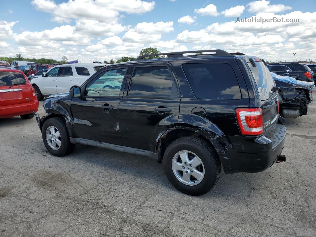 2009 Ford Escape Xlt Black vin: 1FMCU03G89KC34605