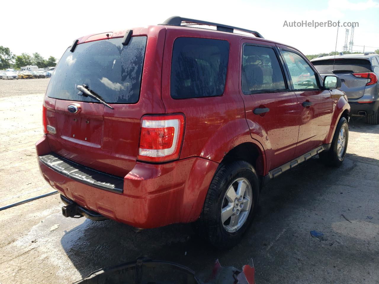 2009 Ford Escape Xlt Burgundy vin: 1FMCU03G89KC35138