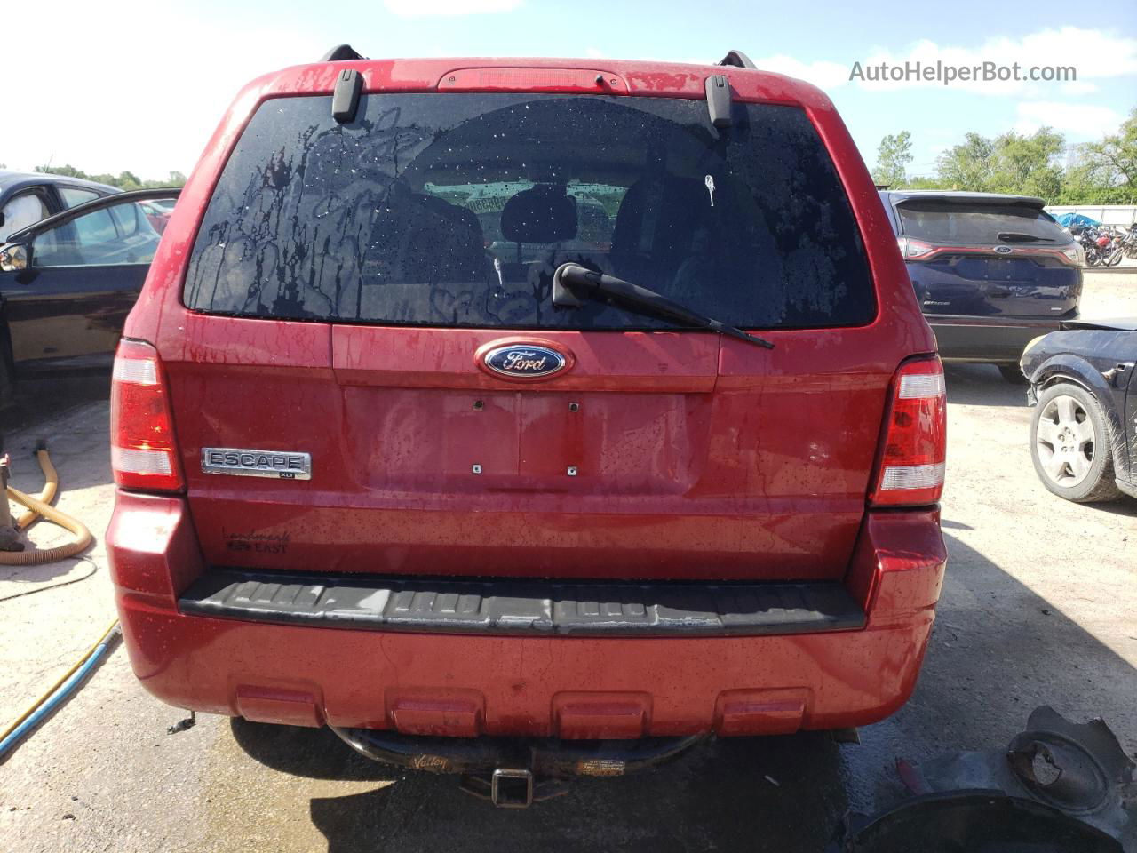 2009 Ford Escape Xlt Burgundy vin: 1FMCU03G89KC35138