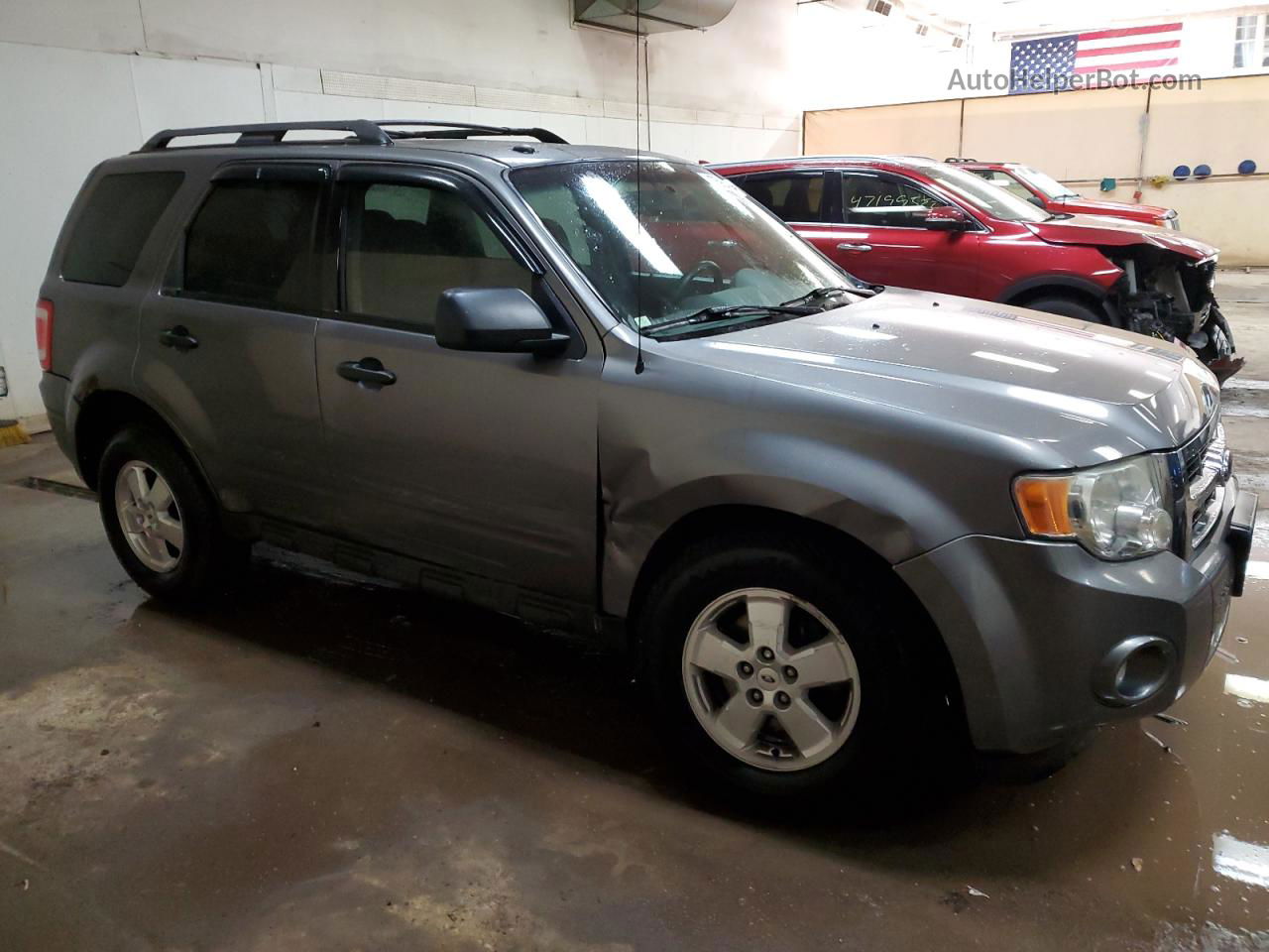 2009 Ford Escape Xlt Gray vin: 1FMCU03GX9KA11658