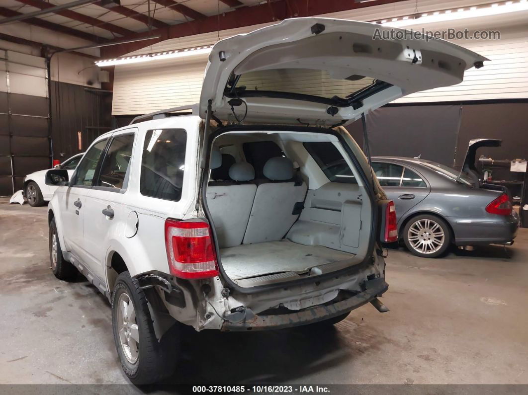 2009 Ford Escape Xlt White vin: 1FMCU03GX9KA79572