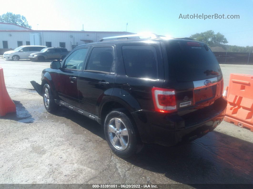 2009 Ford Escape Limited Черный vin: 1FMCU04749KD05023