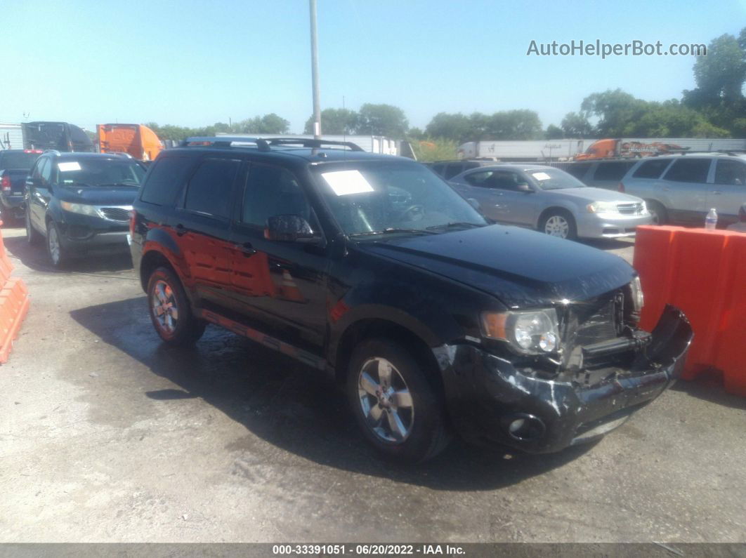 2009 Ford Escape Limited Черный vin: 1FMCU04749KD05023