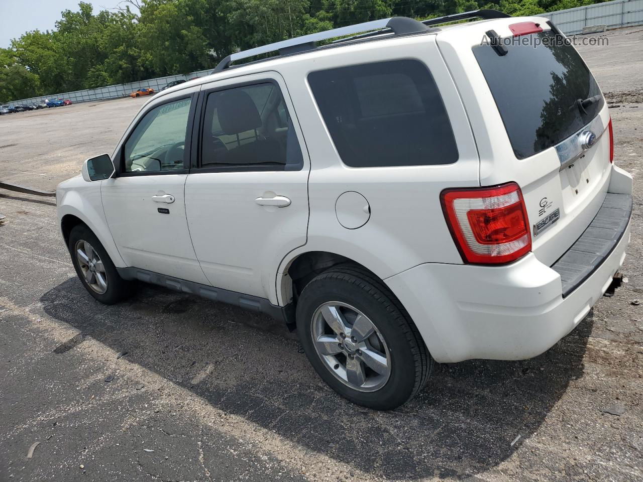 2009 Ford Escape Limited White vin: 1FMCU04G19KB01635