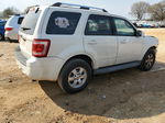 2009 Ford Escape Limited White vin: 1FMCU04G19KC34766