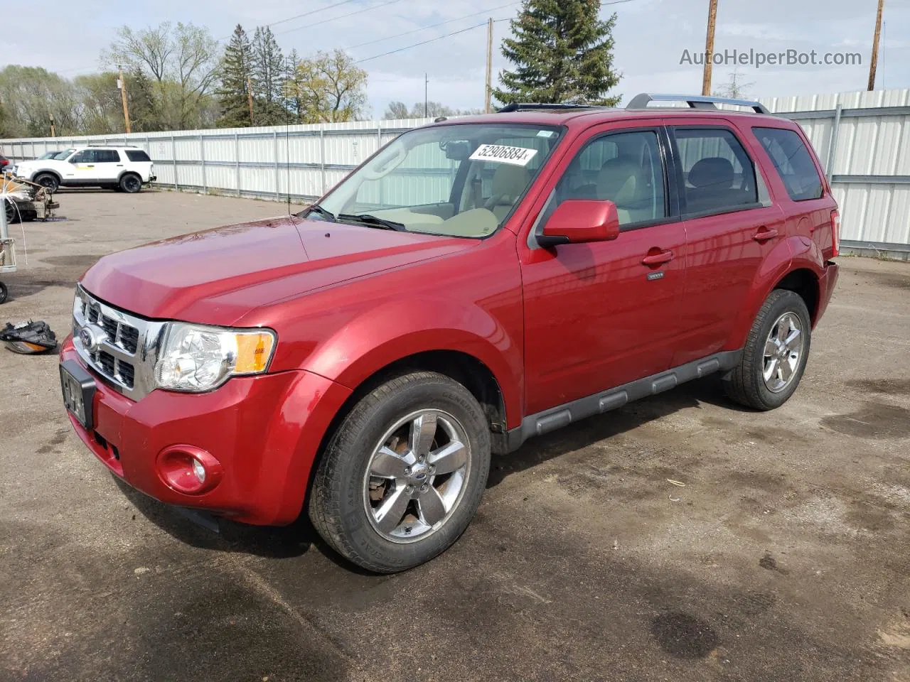 2009 Ford Escape Limited Бордовый vin: 1FMCU04G29KA19929