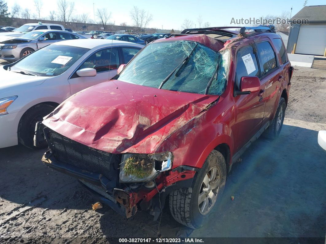 2009 Ford Escape Limited Red vin: 1FMCU04G29KC34775