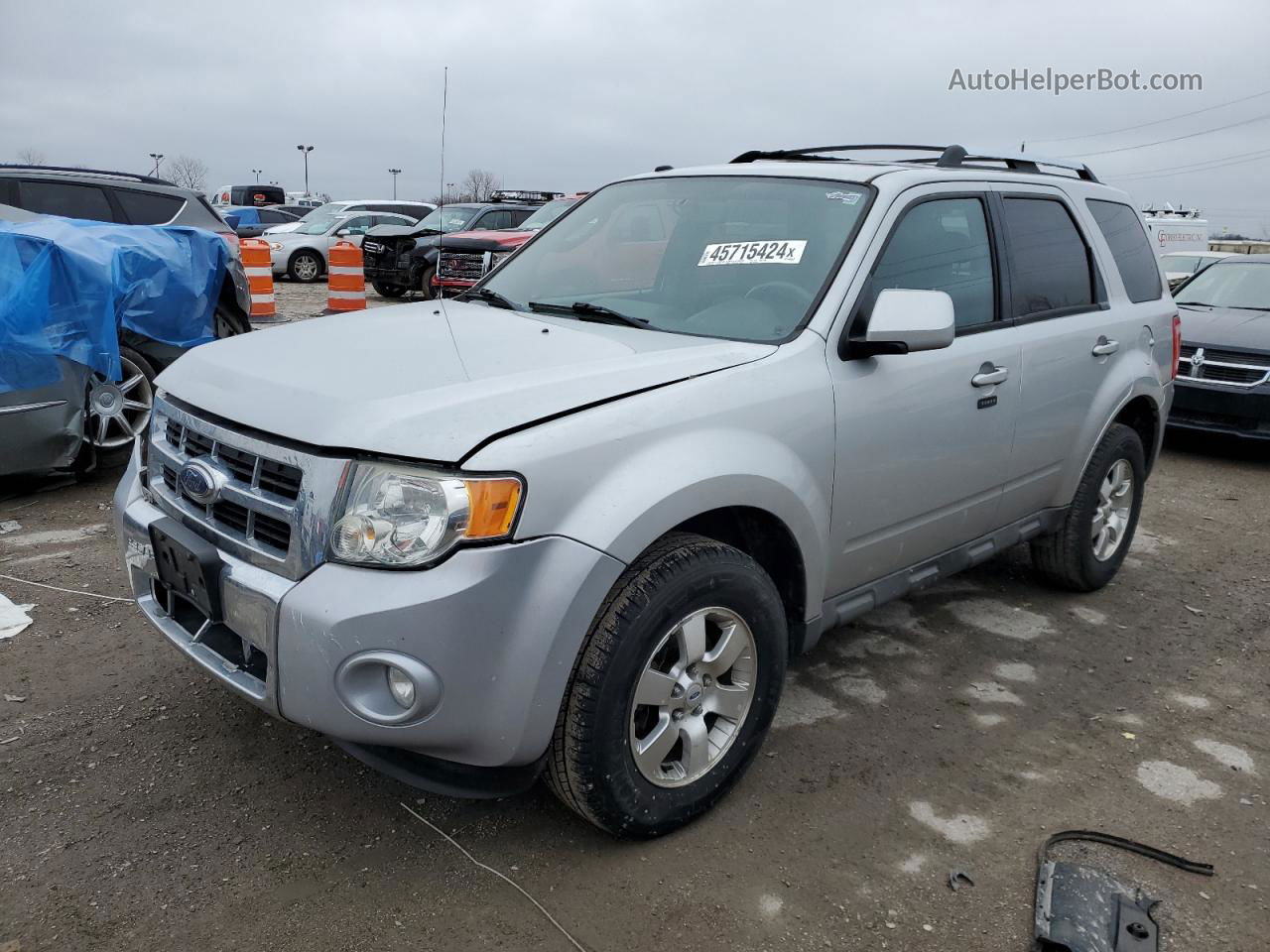 2009 Ford Escape Limited Серый vin: 1FMCU04G39KB47502