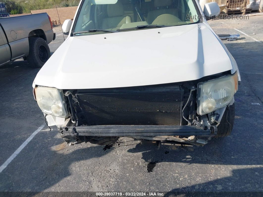 2009 Ford Escape Limited White vin: 1FMCU04G59KA64959