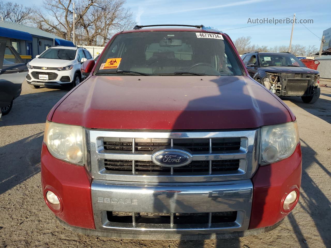 2009 Ford Escape Limited Maroon vin: 1FMCU04G59KC67608