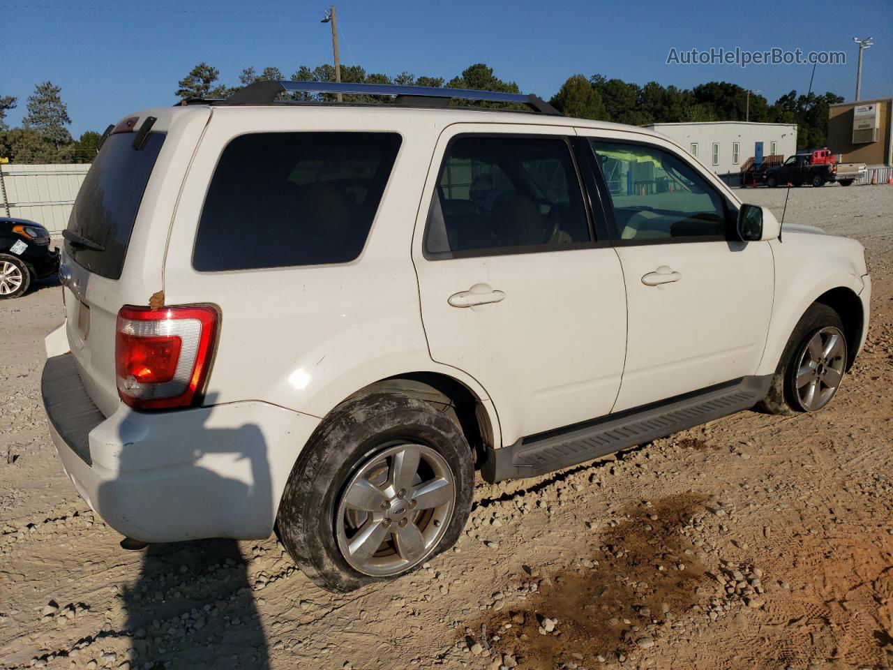 2009 Ford Escape Limited Белый vin: 1FMCU04G59KC68645