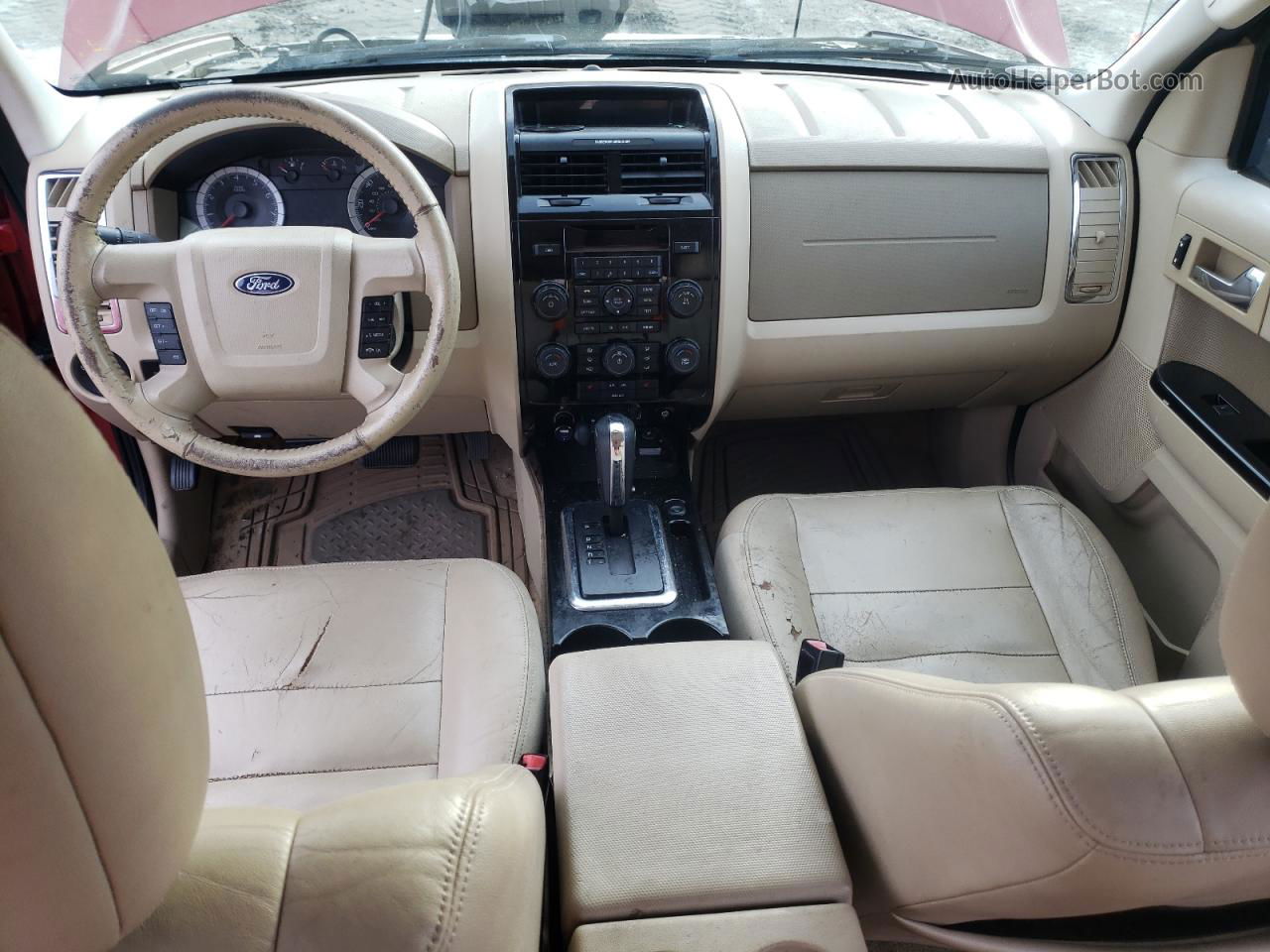 2009 Ford Escape Limited Красный vin: 1FMCU04G99KC04771