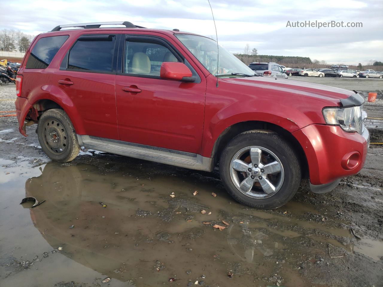 2009 Ford Escape Limited Красный vin: 1FMCU04G99KC04771