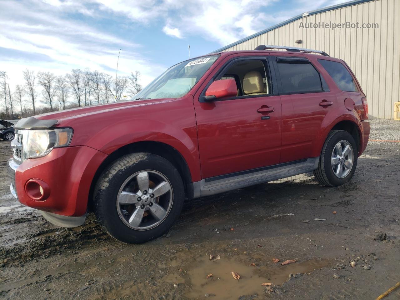 2009 Ford Escape Limited Red vin: 1FMCU04G99KC04771