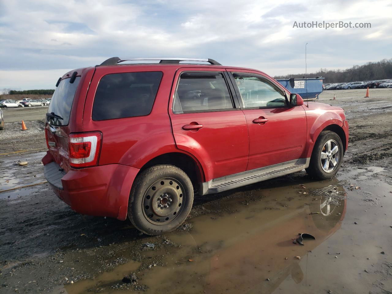 2009 Ford Escape Limited Red vin: 1FMCU04G99KC04771