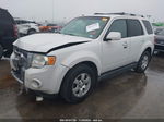 2009 Ford Escape Limited White vin: 1FMCU04GX9KB70971