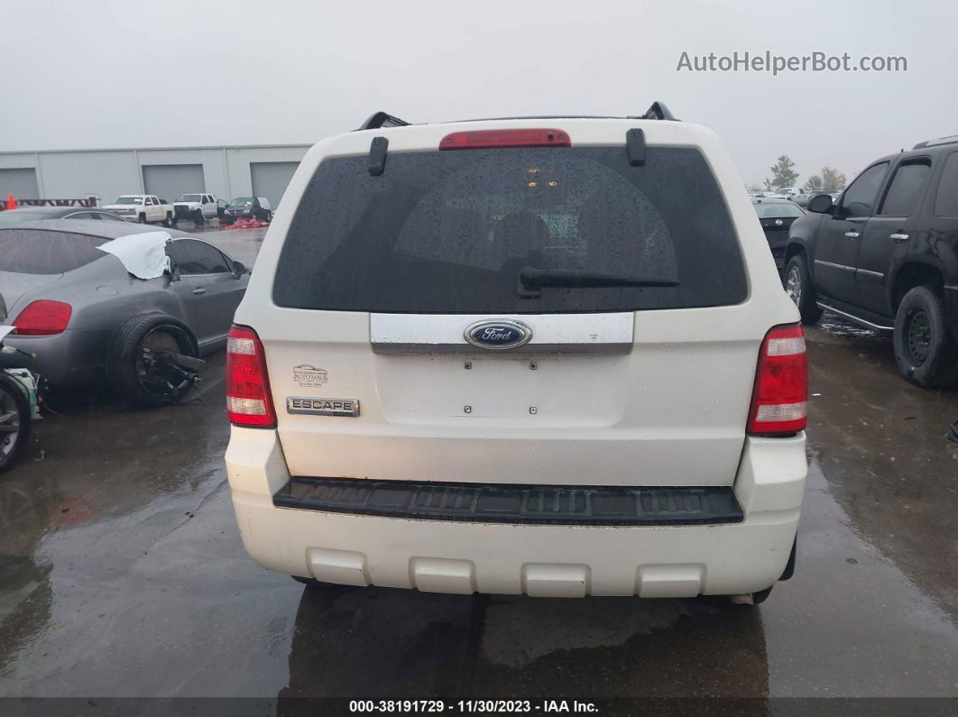 2009 Ford Escape Limited Белый vin: 1FMCU04GX9KB70971