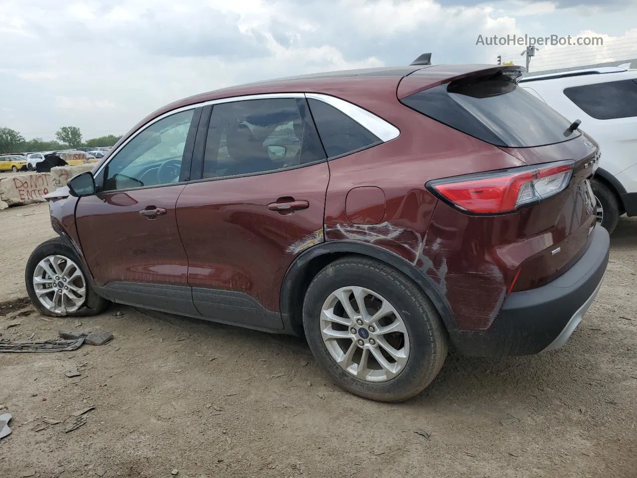 2021 Ford Escape Se Burgundy vin: 1FMCU0BZ5MUA23684