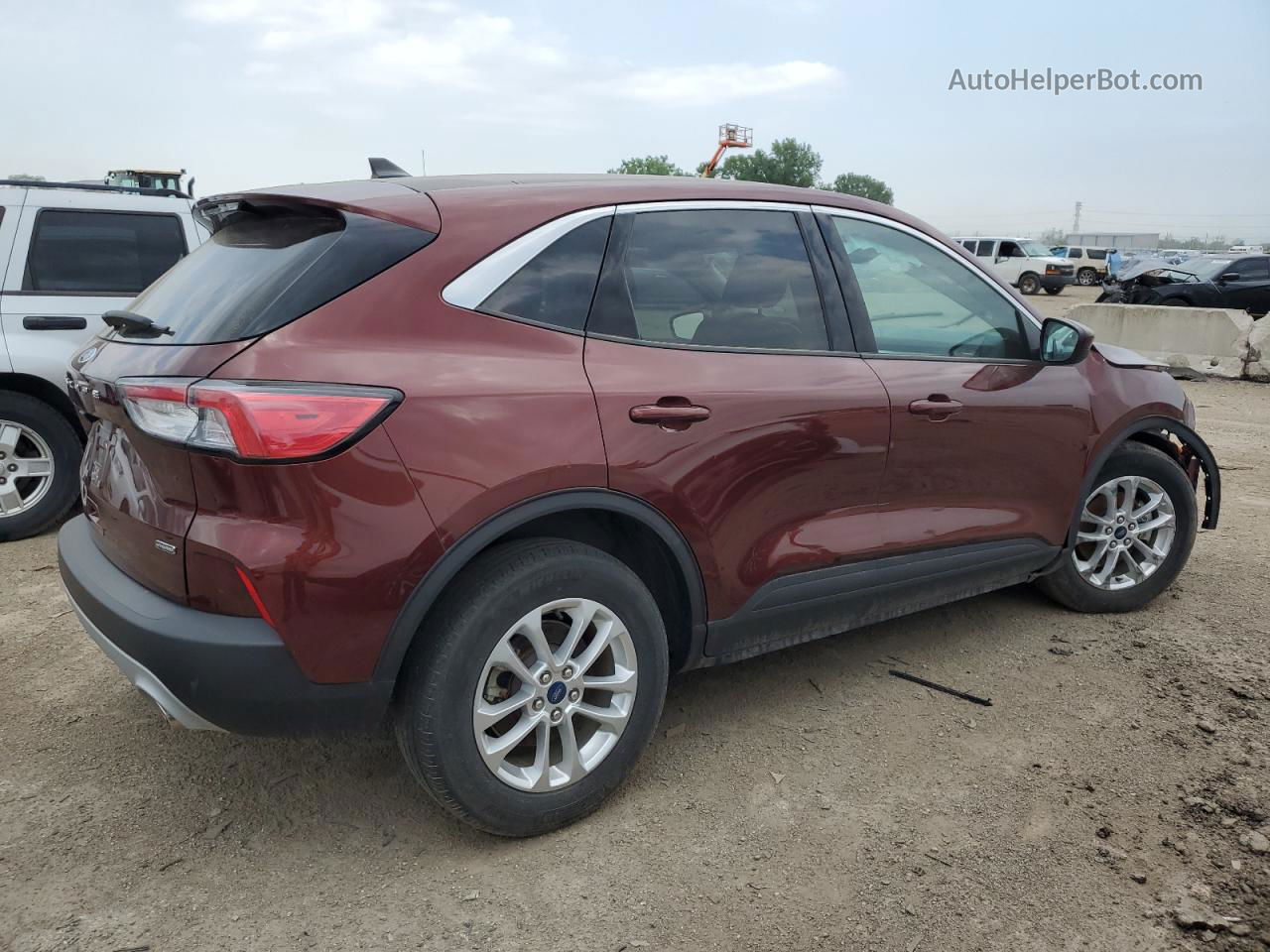 2021 Ford Escape Se Burgundy vin: 1FMCU0BZ5MUA23684