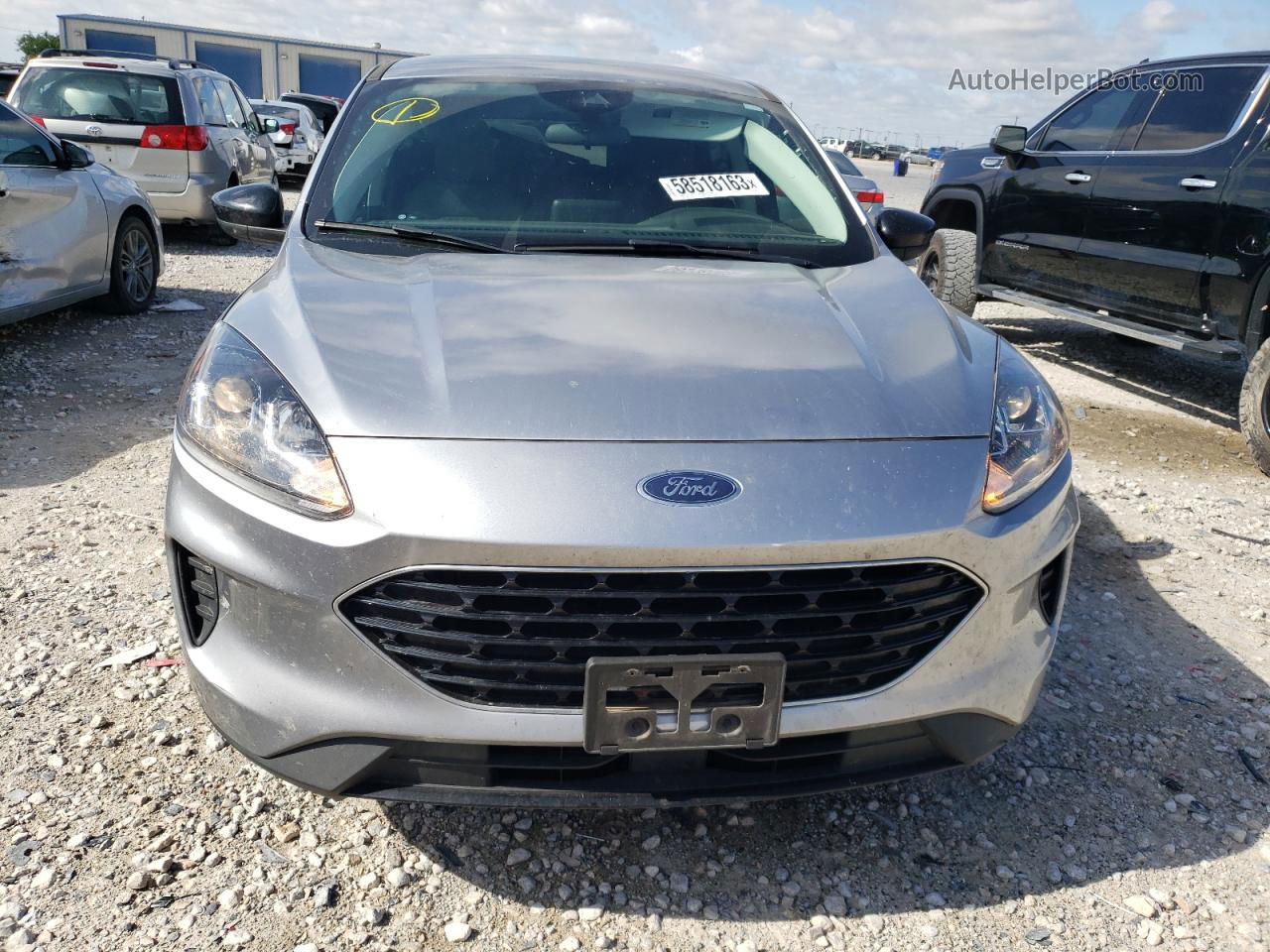 2021 Ford Escape Se Silver vin: 1FMCU0BZ6MUA30823