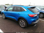 2021 Ford Escape Sel Hybrid Light Blue vin: 1FMCU0CZ4MUA52060