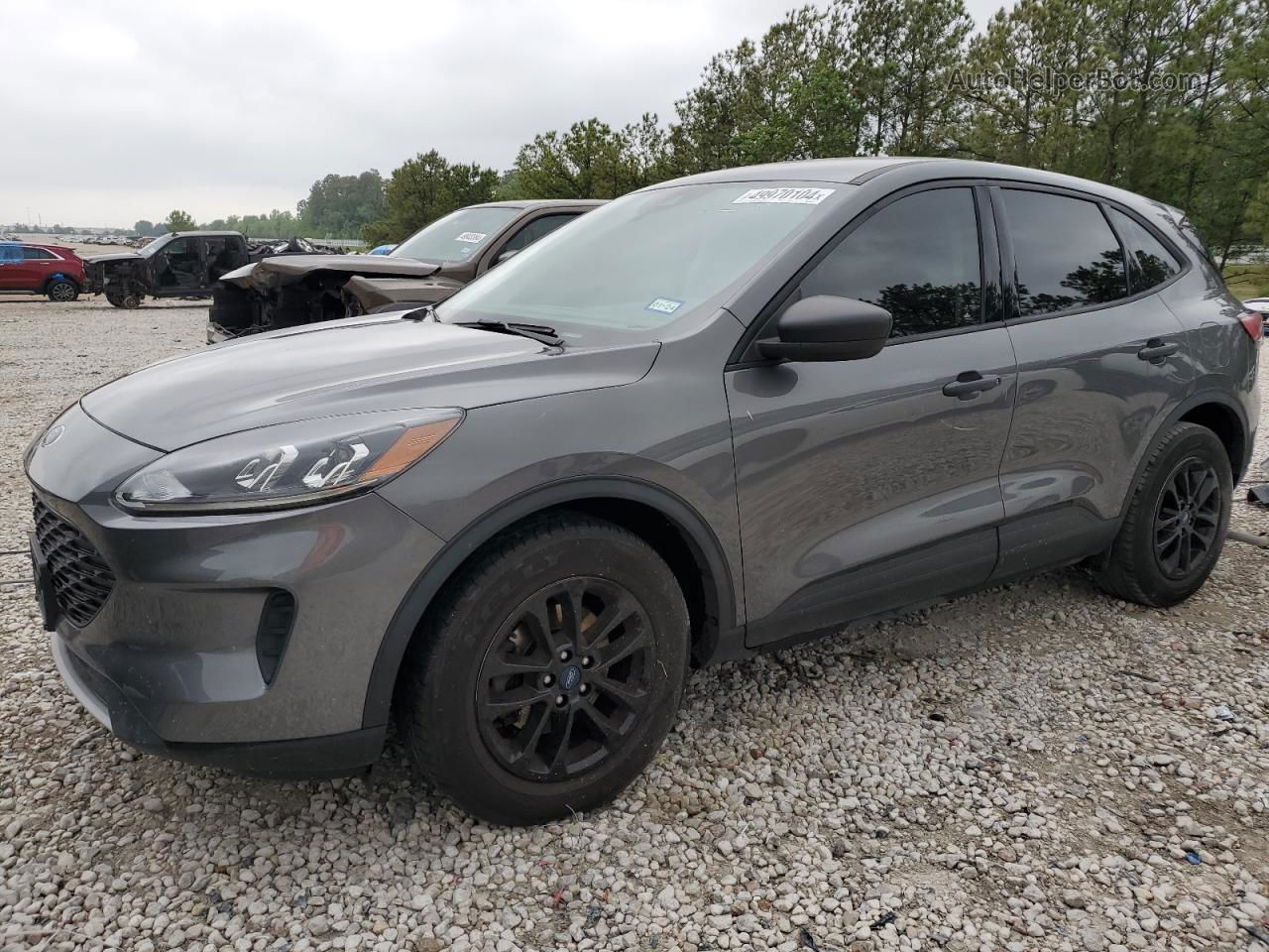 2021 Ford Escape S Charcoal vin: 1FMCU0F60MUA45284