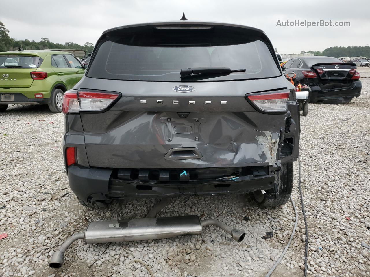 2021 Ford Escape S Угольный vin: 1FMCU0F60MUA45284