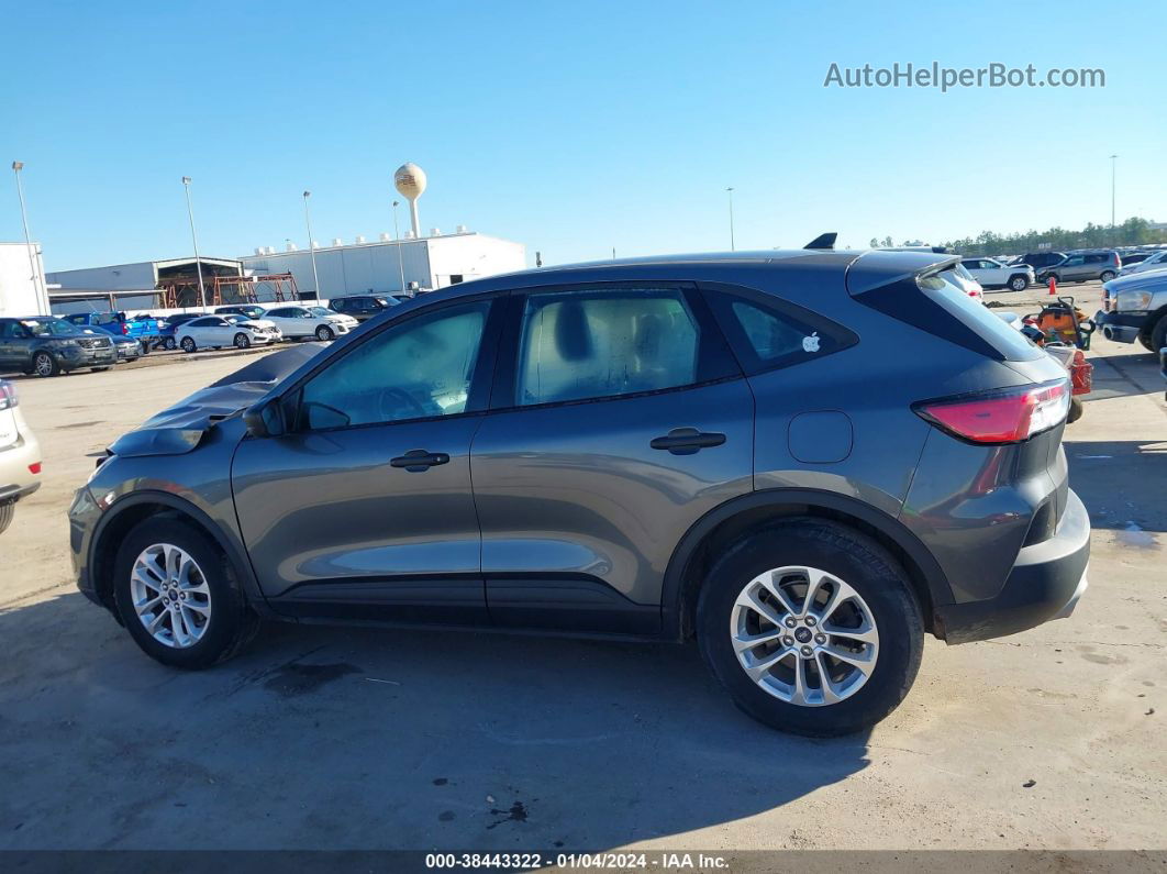 2021 Ford Escape S Gray vin: 1FMCU0F63MUA11095