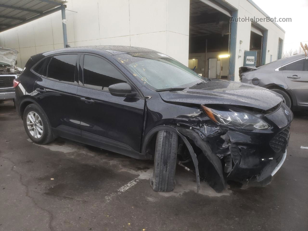 2021 Ford Escape S Blue vin: 1FMCU0F63MUA17690