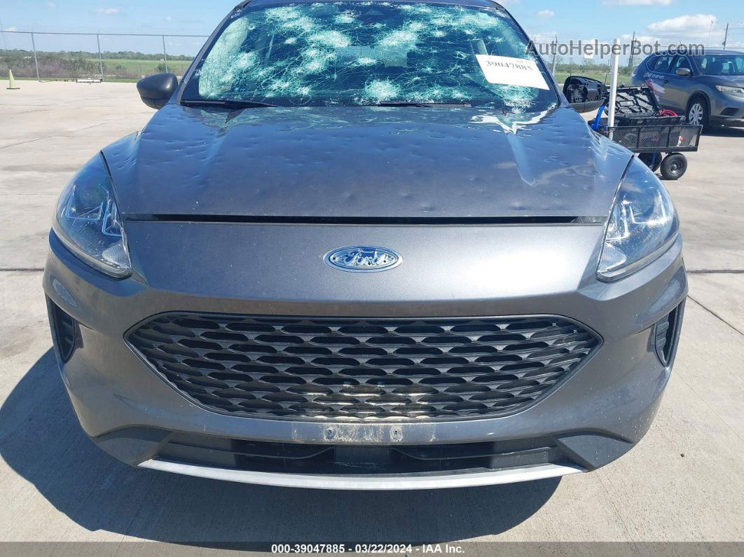 2021 Ford Escape S Gray vin: 1FMCU0F64MUA47619