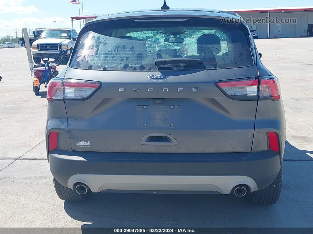 2021 Ford Escape S Gray vin: 1FMCU0F64MUA47619