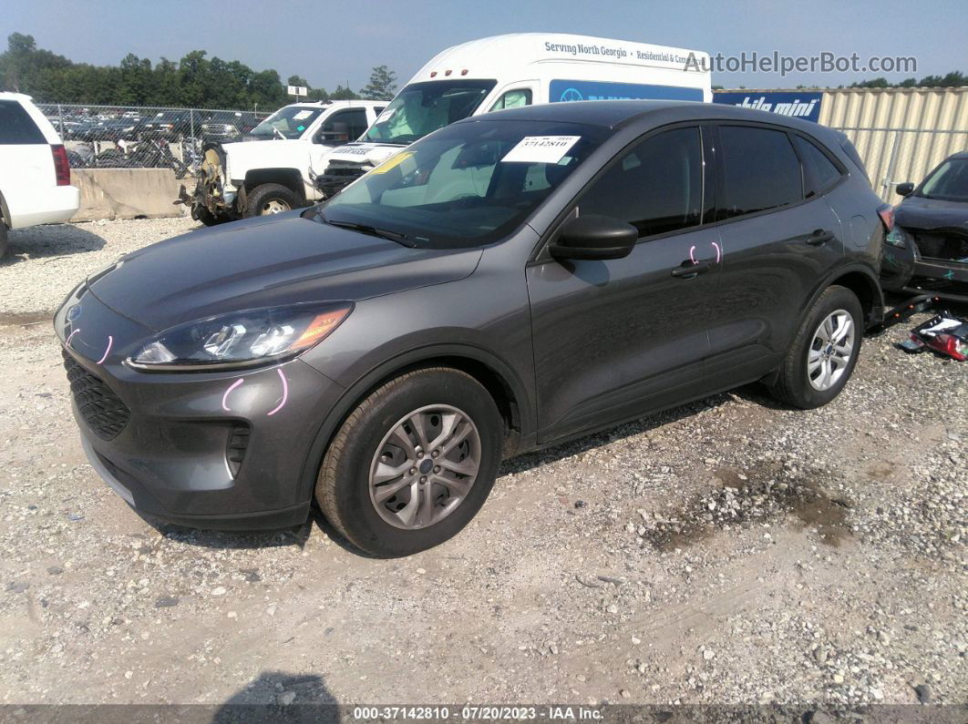 2021 Ford Escape S Gray vin: 1FMCU0F6XMUA96582