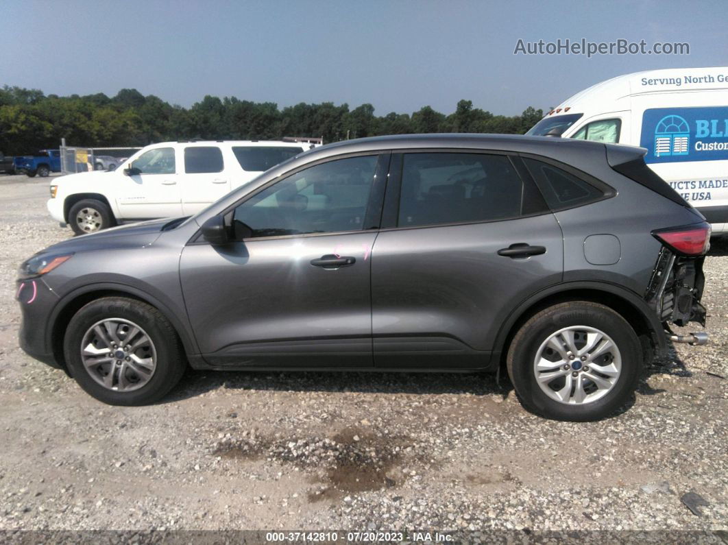 2021 Ford Escape S Gray vin: 1FMCU0F6XMUA96582