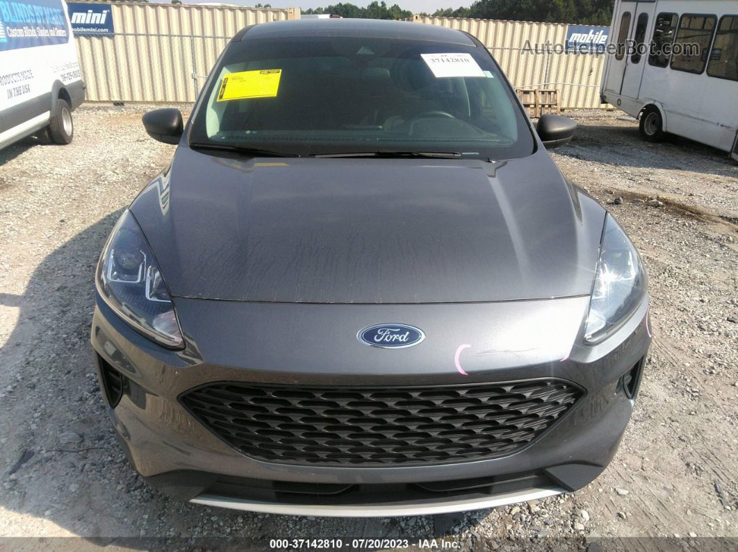 2021 Ford Escape S Gray vin: 1FMCU0F6XMUA96582