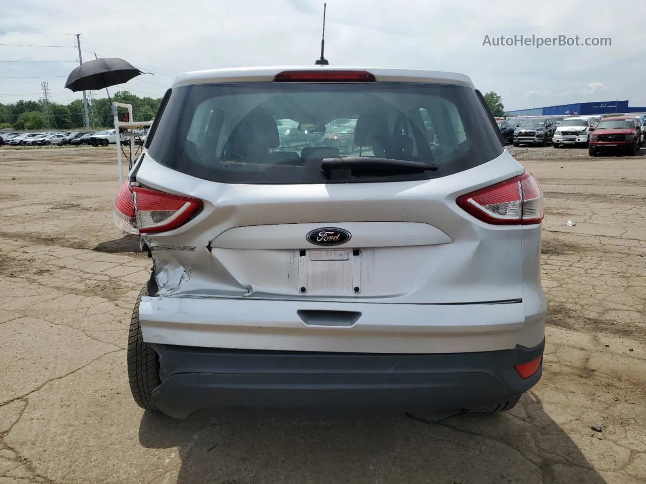 2013 Ford Escape S Серебряный vin: 1FMCU0F70DUA20488