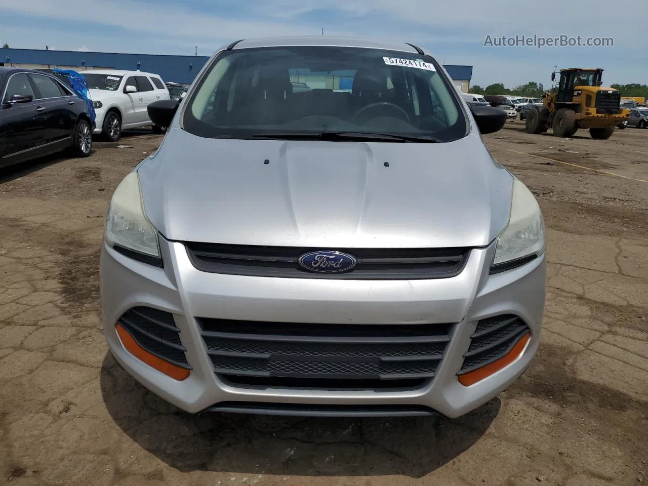 2013 Ford Escape S Серебряный vin: 1FMCU0F70DUA20488